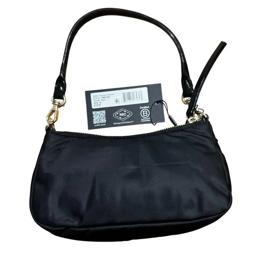MZ Wallace Chelsea Bag Black Nylon Mini Crossbody Purse NWT